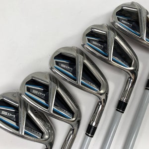 TaylorMade SIM MAX OS Iron Set 8-PW+GW+SW Aldila NV Blue 45g Ladies RH