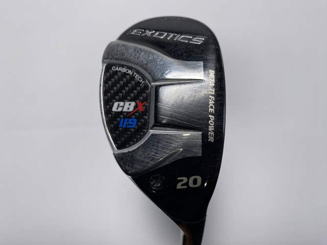 Tour Edge Exotics CBX 119 3 Hybrid 20* Project X Even Flow 5.5 85g Regular RH