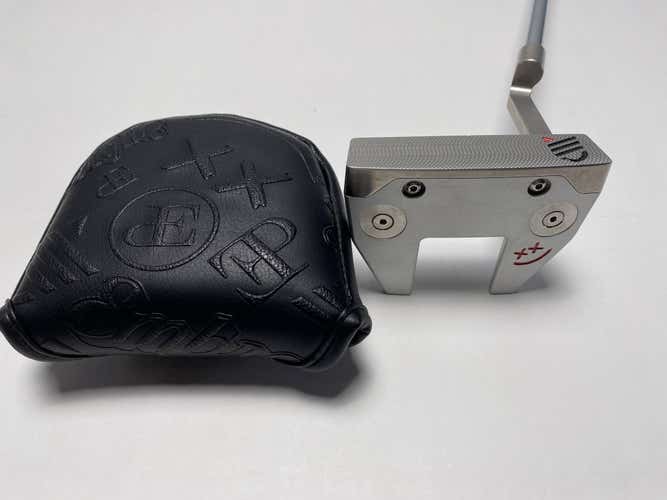 Embrace Suzuka X Milled Face Custom Mallet Putter 35" Plumbers Neck Mens RH W/HC