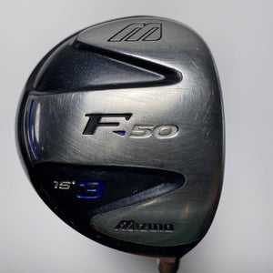Mizuno F50 3 Fairway Wood 15* Exsar FS2 Stiff Graphite Mens RH
