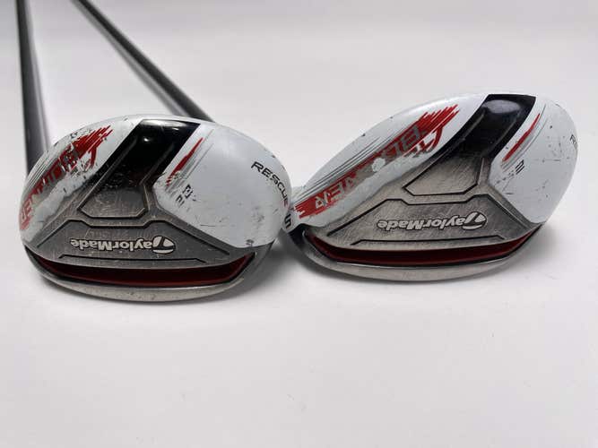 TaylorMade AeroBurner 4 & 5 Hybrid Set 22* 25* REAX 45g Ladies RH