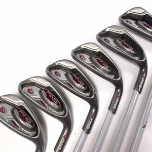 Ping Faith Iron Set 7-PW+GW+SW Red Dot ULT200 Ladies Graphite Womens RH
