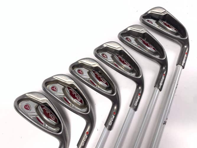 Ping Faith Iron Set 7-PW+GW+SW Red Dot ULT200 Ladies Graphite Womens RH