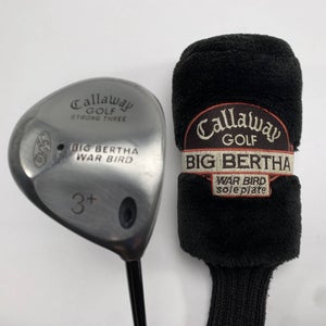 Callaway Big Bertha Warbird 3+ Fairway Wood RCH 96 Firm Graphite Mens RH HC