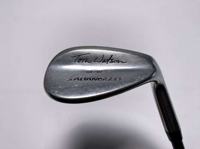 Adams Tom Watson Lob Wedge LW 60* 7 Bounce GT Wedge Graphite & Steel Mens RH
