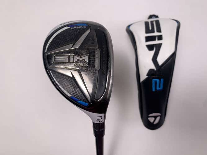 TaylorMade SIM MAX 3 Hybrid 19* Mitsubishi Chemical Bassara 60x5ct Mens RH HC