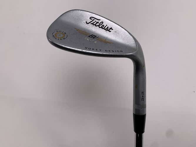 Titleist Vokey Spin Milled CC Chrome Sand Wedge SW 56* 14 Wedge Steel Mens RH