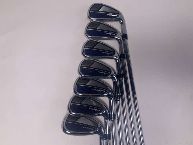 Callaway Paradym Iron Set 5-PW+GW True Temper Elevate MPH 95g Stiff Mens RH