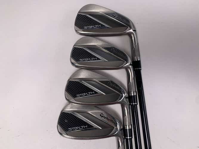 TaylorMade Stealth Iron Set 6-9 Fujikura Ventus 5-A Senior Graphite Mens RH