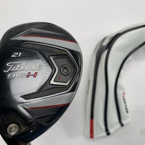 Titleist 913 H 4 Hybrid 21* Diamana Blue S+82 HY 82g Stiff Graphite Mens LH HC