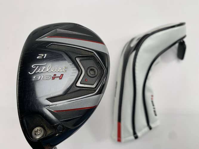 Titleist 913 H 4 Hybrid 21* Diamana Blue S+82 HY 82g Stiff Graphite Mens LH HC
