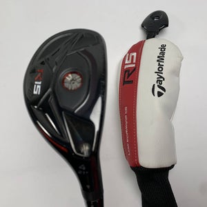 TaylorMade R15 Black 4 Hybrid 21* Graphite Design Tour AD DI-75 Stiff RH HC