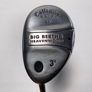 Callaway Big Bertha Heavenwood 3 Hybrid 19* RCH 75w Regular Graphite Mens LH