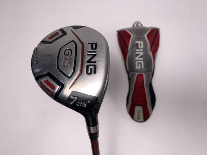 Ping G15 7 Fairway Wood 21.5* TFC149 Ladies Graphite Womens RH HC Oversize Grip