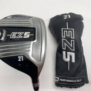 Performance Golf EZ5 7 Fairway Wood 21* Senior Graphite Mens RH HC