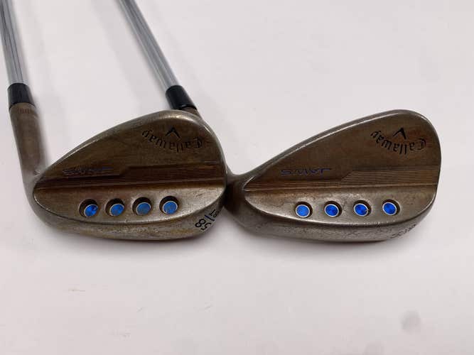 Callaway Jaws MD5 Raw Wedge Set 54* 10 58* 8 KBS 610 Wedge Steel Mens RH