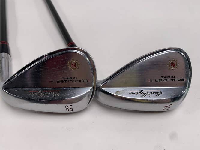Ben Hogan Equalizer II Chrome Wedge Set 54* | 58* Recoil ES 760 F3 Wedge Mens RH