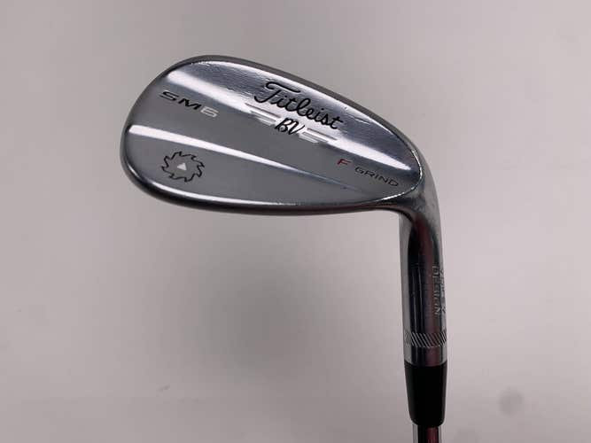 Titleist Vokey SM6 Tour Chrome Gap Wedge GW 50* 8 Bounce Wedge Steel Mens RH