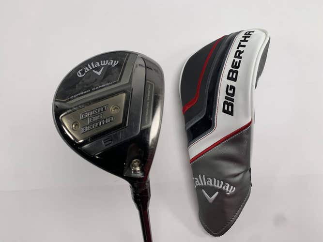 Callaway Great Big Bertha 23 5 Fairway Wood 18* UST Helium 6F3 Regular RH HC