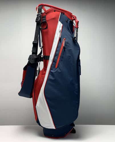 Callway HL Zero Stand Bag Red White Blue 4-Way Divide Dual Strap Golf Bag NEW