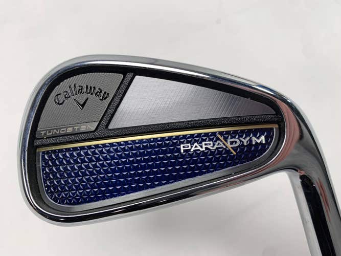 Callaway Paradym Single 7 Iron Project X HZRDUS 6.0 75g Stiff Graphite Mens RH