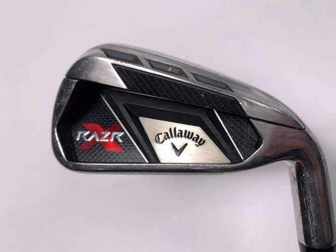 Callaway Razr X Single 6 Iron Regular Steel Mens RH Midsize Grip