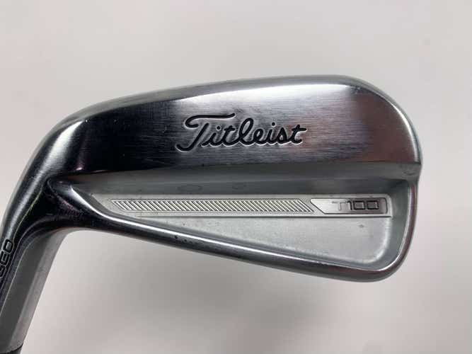 Titleist T100 2023 Single 4 Iron Project X Rifle 6.5 Extra Stiff Steel Mens LH