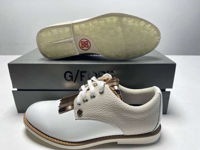G/FORE Kiltie Gallivanter Golf Shoes White Women's SZ 6.5 (SW171522KT)
