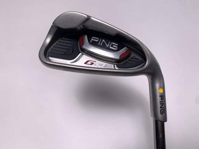 Ping G20 Single 7 Iron Gold Dot 4* Flat TFC 169 I Regular Steel Mens RH
