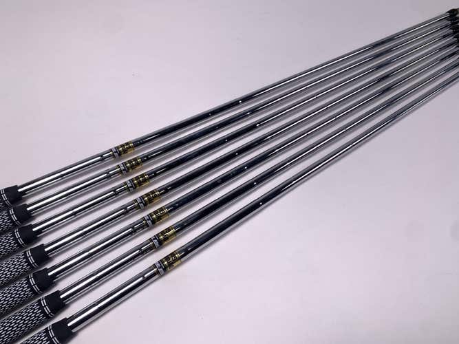 True Temper Dynamic Gold R300 Reg Steel  Set of 7 Shafts 34.75''-38'- Pull 0.355