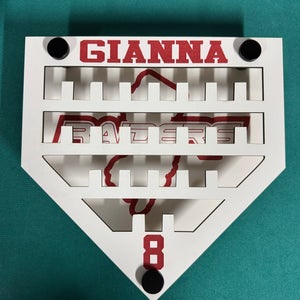 Custom Team Trophy Holder – Personalized Award Display (Any Sport). Ring Holder. Metal Hanger. Ball