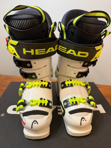 Mondo 22 & 22.5 Unisex HEAD Raptor 80 RS Racing Ski Boots Soft Flex (Used)