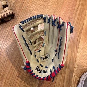 2023 Outfield RH Wilson A500 Baseball Glove 12" (Used)