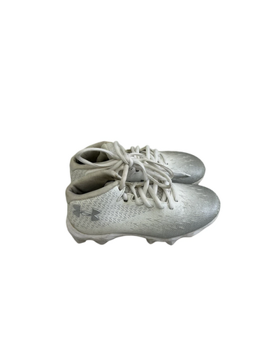 Used Under Armour SPOTLIGH FRANCHISE Jr FB Cleats White Junior 02 11692-S000144969