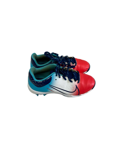 Used Nike HYPERDIAMOND 4 BB/SB Cleats White/Royal/Red Junior 02 11692-S000144981