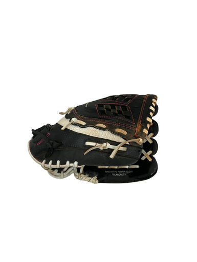 Used Mizuno FINCH RH Throw Fastpitch Gloves Black 11" 11692-S000144983