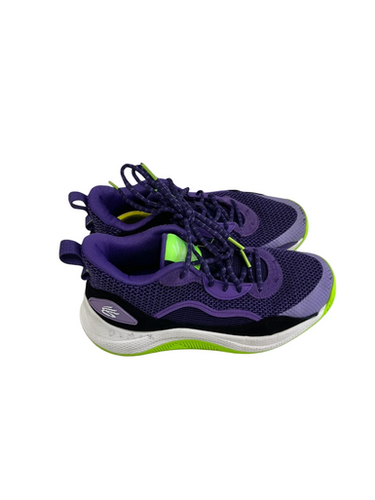Used Under Armour CURRY 3Z 24 Basketball Shoes M Purple Senior 7.5 11692-S000144994