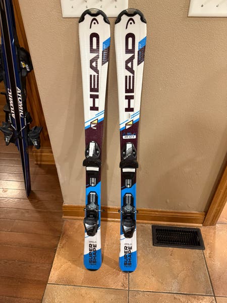 HEAD SuperShape Team 117 cm Skis With Bindings (Used
