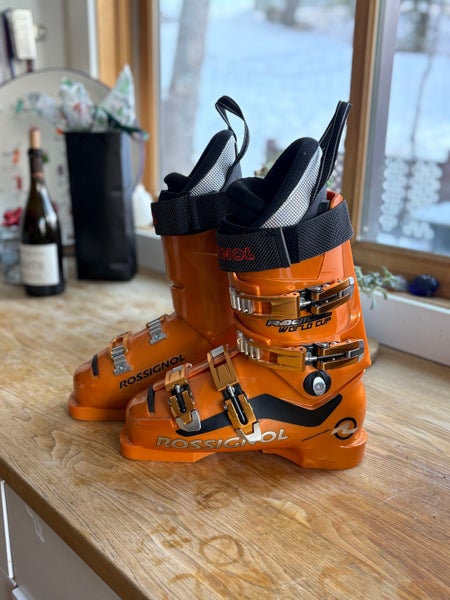 Mondo 24 & 24.5 Unisex Rossignol Racing Radical World Cup Ski Boots Stiff Flex (New)