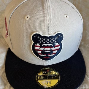 Iowa Cubs Gray Adult Unisex 7 5/8 New Era Hat (New)