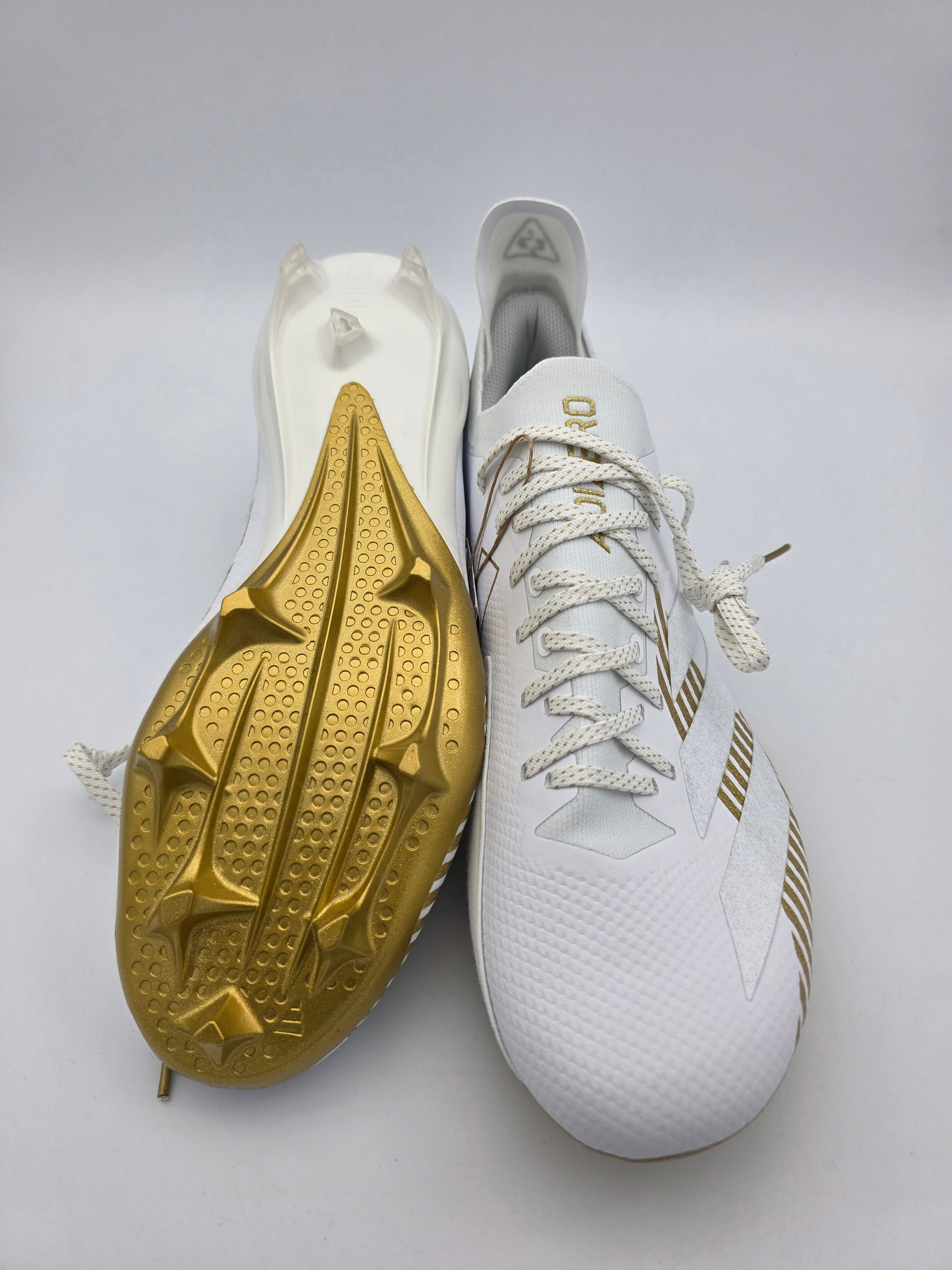 Adidas Adizero Impact.2 Molded IF5106 Boot Men White Gold  display picture 1
