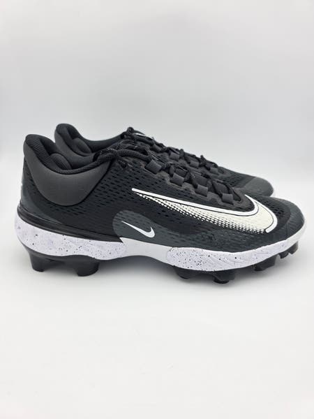 Nike alpha huarache elite 4 low mcs black baseball cleats size 10 FD6221 001 Nike Alpha Huarache Elite 4 Low MCS Black White Baseball  main image 2