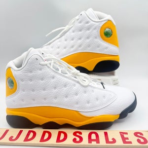 Nike Air Jordan 13 Retro Del Sol Yellow White Black 414571-167 Men’s Sz 10 NEW

New Without Box