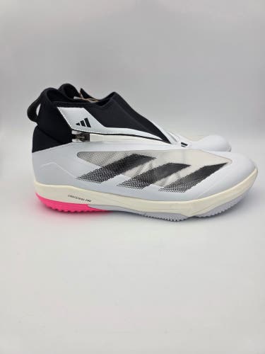 Adidas Adizero Impact+ Turf 'White Black Pink' Baseball Shoes Mens Size 11