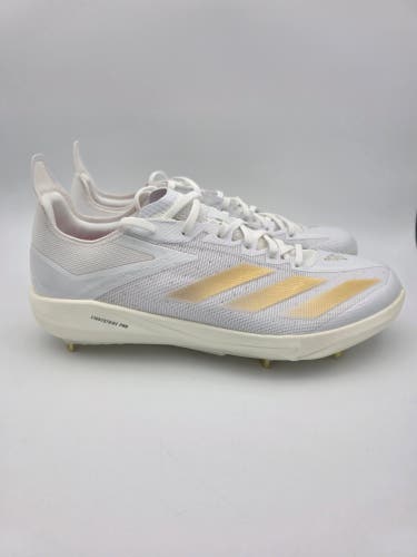 adidas Adizero Electric+ Baseball Cleats Cloud White IF3368 Men's Size 7.5