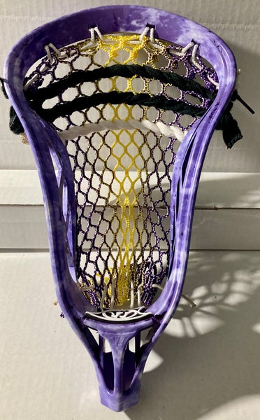 Warrior Blade OGX Strung Head (New) custom dyed purple marble