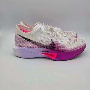 Nike ZoomX Vaporfly Next% 3 White Vivid Purple DV4129-104 Men's Size 11