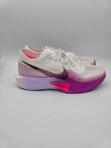 Nike ZoomX Vaporfly Next% 3 White Vivid Purple DV4129-104 Men's Size 11
