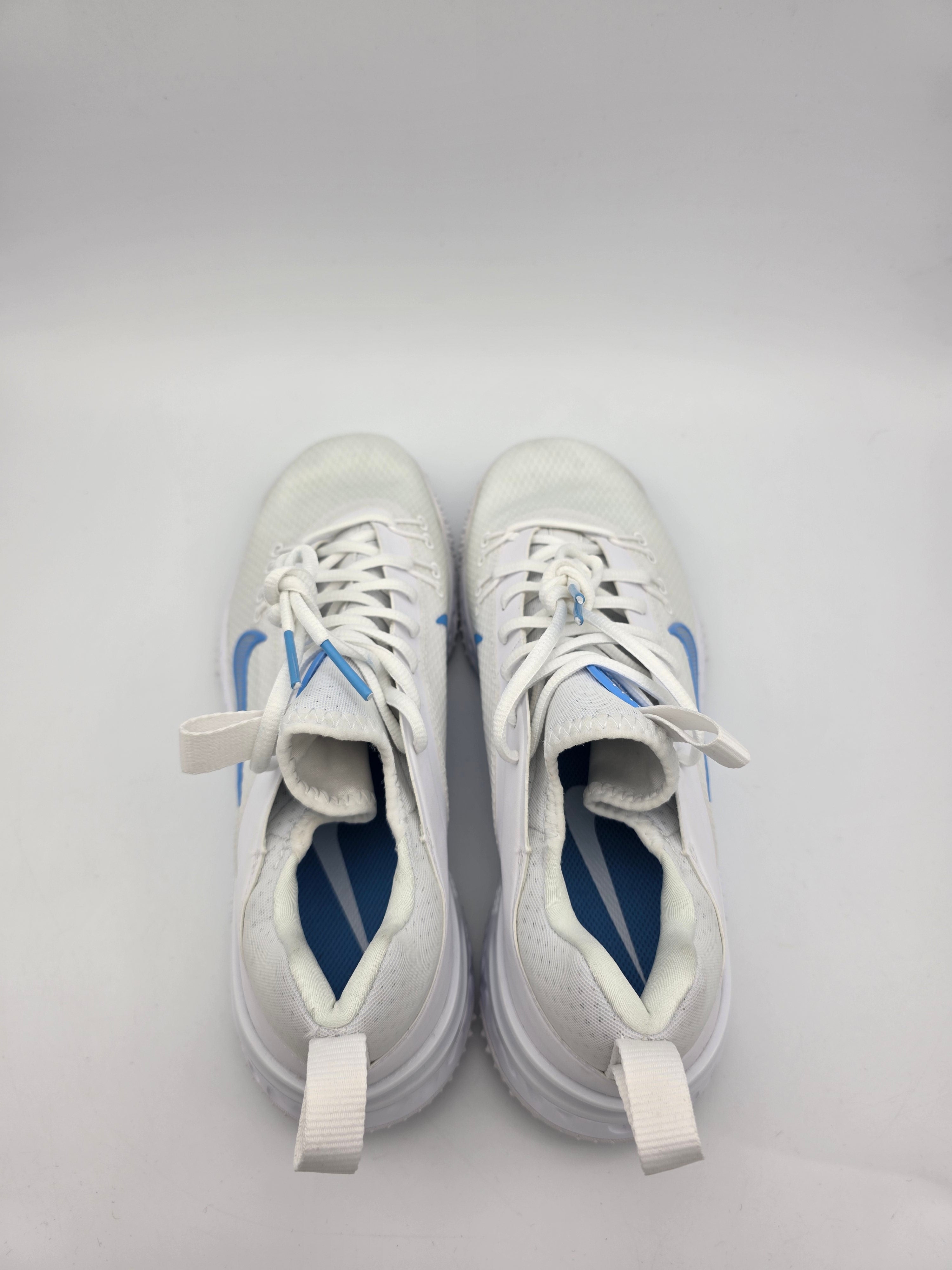 Nike Huarache 9 Elite Turf LAX Lacrosse UNC-Blue/White  display picture 1