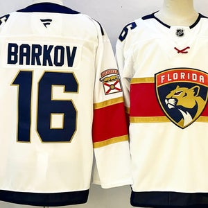 Florida Panthers Ice Aleksander Barkov Hockey Jersey 16 Size 50